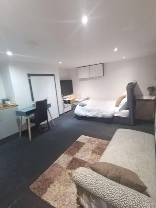 A Cosy Deluxe Size Studio With Queen Size And Sofa Bed Apartment Leeds  Exterior photo